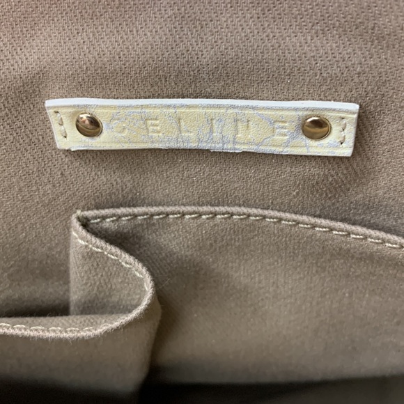 Celine Red Denim Macadam Bag - Picture 4 of 7